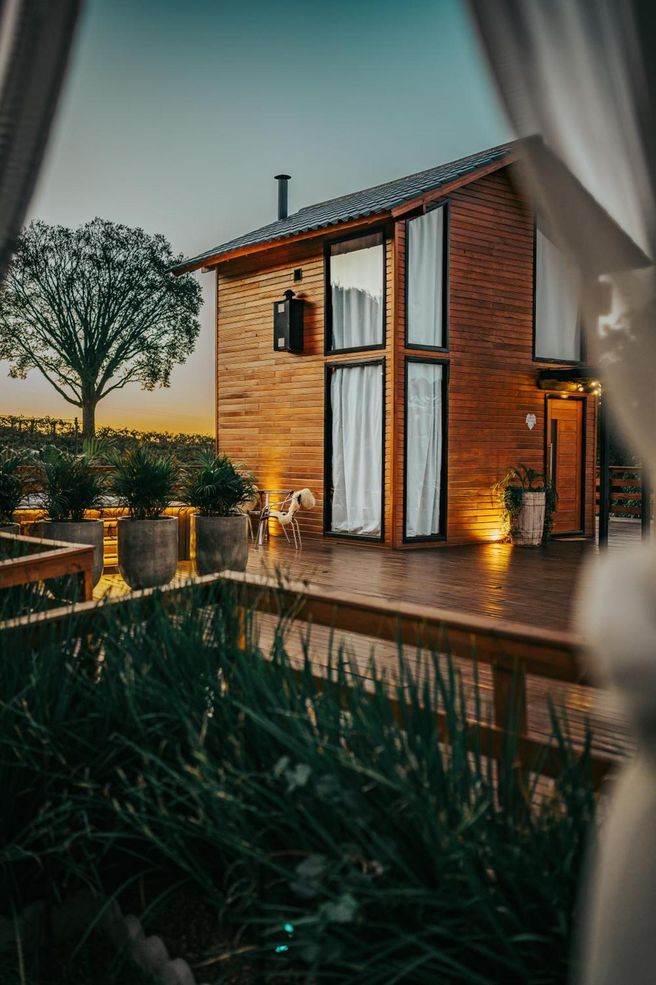Capanna Del Vale - Um Refugio No Vale Dos Vinhedos Com Experiencia Exclusiva De Degustacao Na Vinicola Dom Candido Bento Gonçalves Екстериор снимка