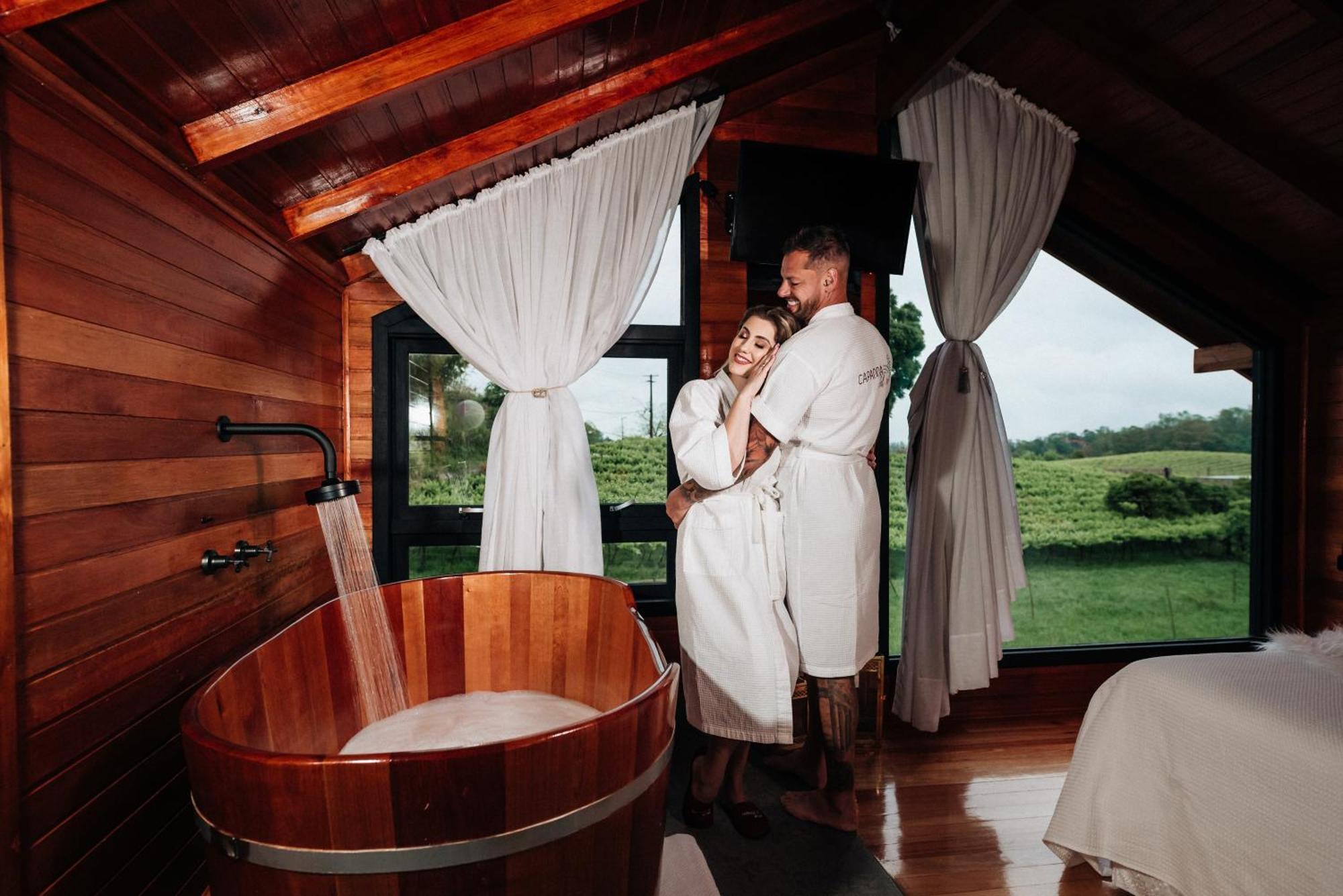 Capanna Del Vale - Um Refugio No Vale Dos Vinhedos Com Experiencia Exclusiva De Degustacao Na Vinicola Dom Candido Bento Gonçalves Екстериор снимка